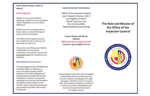 OIG Brochure1 